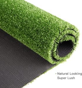 GRASS EXPRESS Artificial Grass Turf, 5ft x 8ft (40 ft²) Indoor Outdoor Fake Astroturf Rug Carpet Mat for Balcony Decor Backyard Patio Backdrop Fence Wall Decorations Dogs